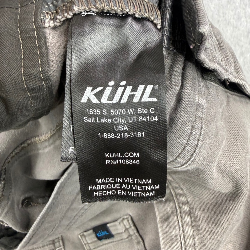KUHL Pants Mens Fits‎ 34x28 Gray Revolt Sweat Pant Stretch Climbing Hiking - Picture 13 of 16
